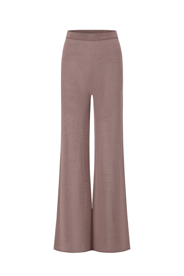 SWAYING/KNIT seamless straight pants SW24SS3B52 dirty pink PS83